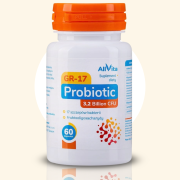 Probiotyk na jelita GR-17 + FOS 17 szczepów 60 kaps IBS SIBO Allvita