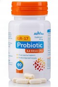 Probiotyk na jelita GR-17 + FOS 17 szczepów 60 kaps IBS SIBO Allvita