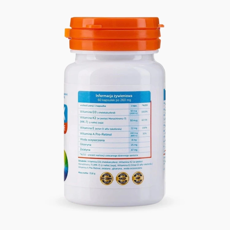 ADEK Witamina D3 + K2 MK-7 + A oraz E 60 kapsułek Naturalne 100% AllVita (2).jpg