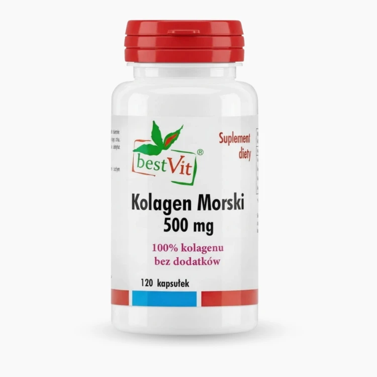 Kolagen Morski Rybi 500 mg 120 kapsułek Bestvit.jpg