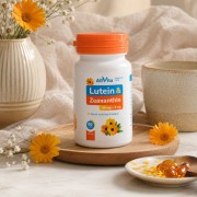 Luteina 40 mg + Zeaksantyna 2 mg 60 kap 100% Naturalna z Płatków Nagietka.jpg