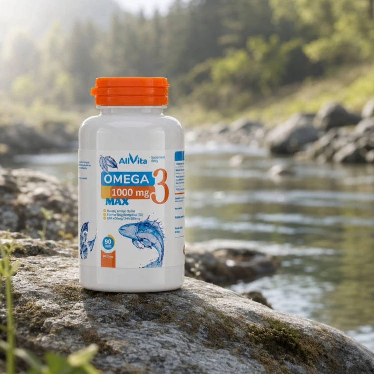 Omega 3 1000 mg MAX 400EPA_300DHA 90 kaps Kuracja na 3 miesiące Allvita.jpg
