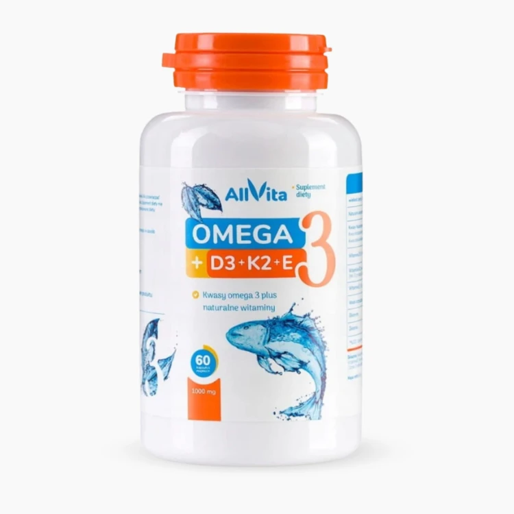 Omega 3 1000 mg TG+ D3 2000 IU + K2 MK7 50 mcg + E 12 mg 60 kaps. Allvita.jpg