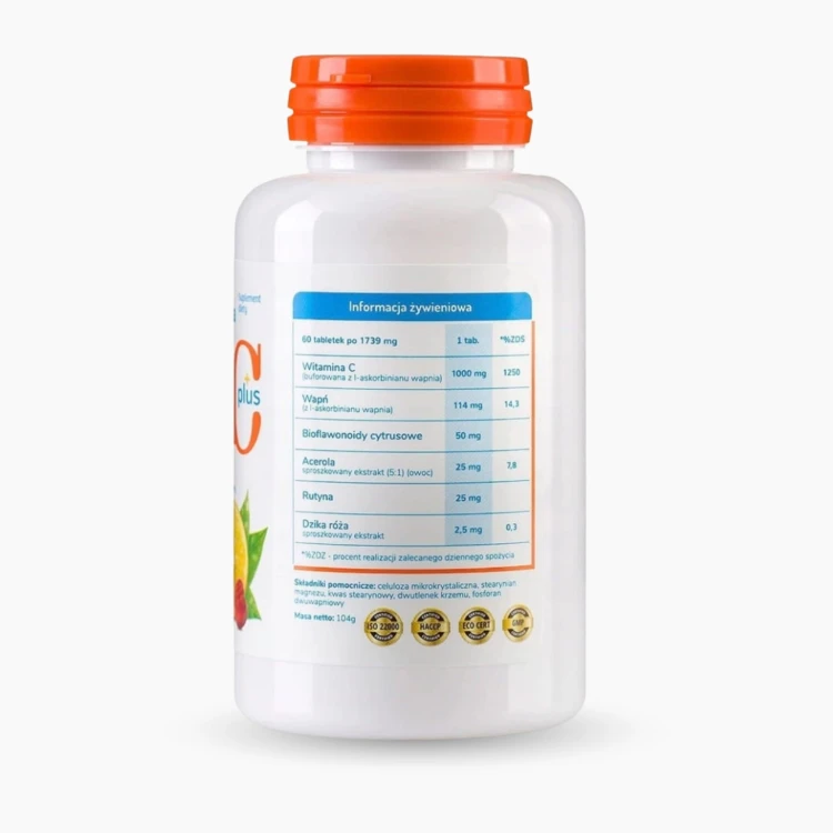 Witamina C Buforowana Ester-C 1000 mg + Rutyna + Flawonoidy 60 tab Allvita (2).jpg