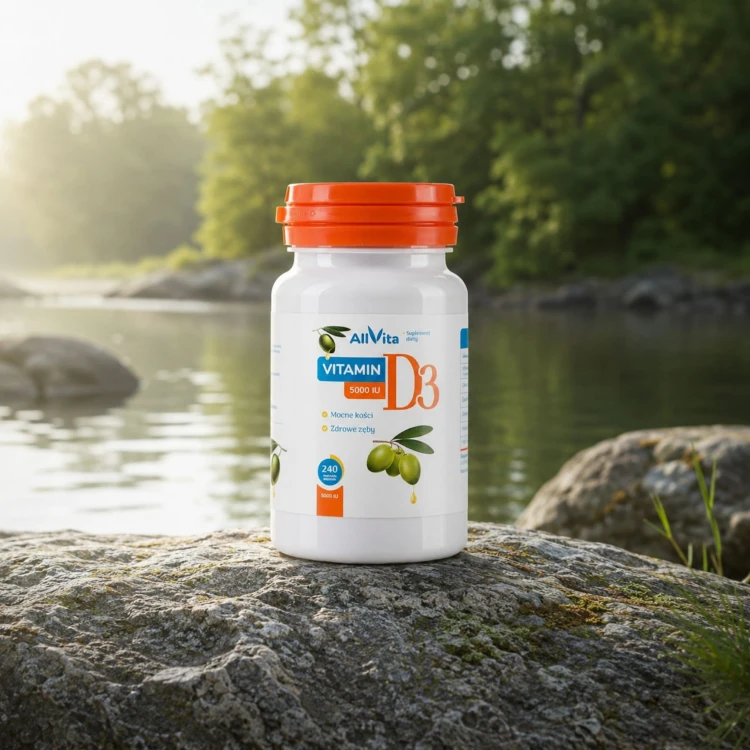 Witamina D3 5000IU 240 kapsułek miękkich 100% naturalna z lanoliny (2).jpg
