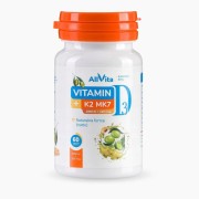 Witamina D3+K2 Mk-7 2000IU+120 mcg 60 kapsułek Allvita 100% naturalna.jpg