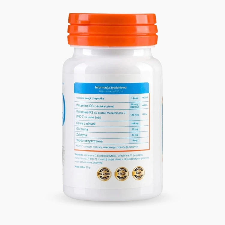 Witamina D3+K2 Mk-7 2000IU+120 mcg 60 kapsułek Allvita 100% naturalna (2).jpg
