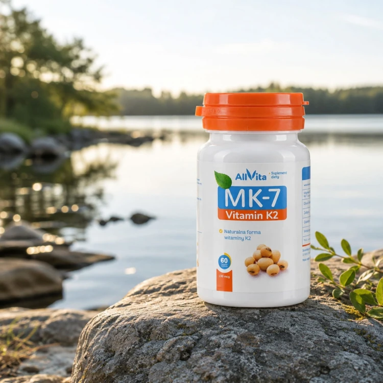 Witamina K2 MK-7 100 mcg 60kps 100% Naturalna Allvita.jpg